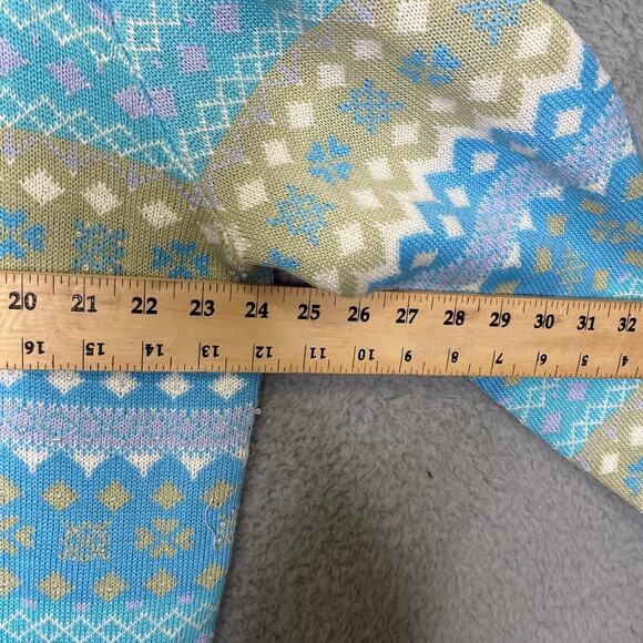 Alfred Dunner womens 2X wool blend beaded geometric full zip cardigan sweater - Picture 9 of 9